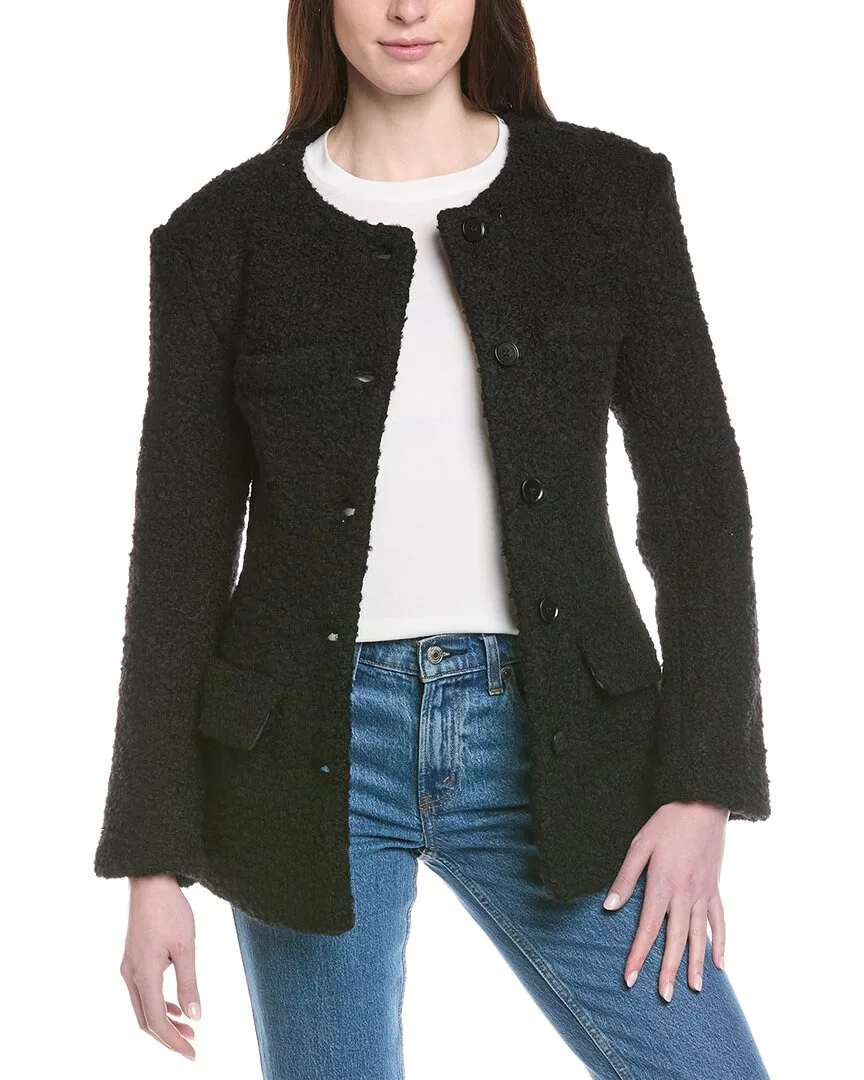 Angie Wool-Blend Jacket by Line & Dot
