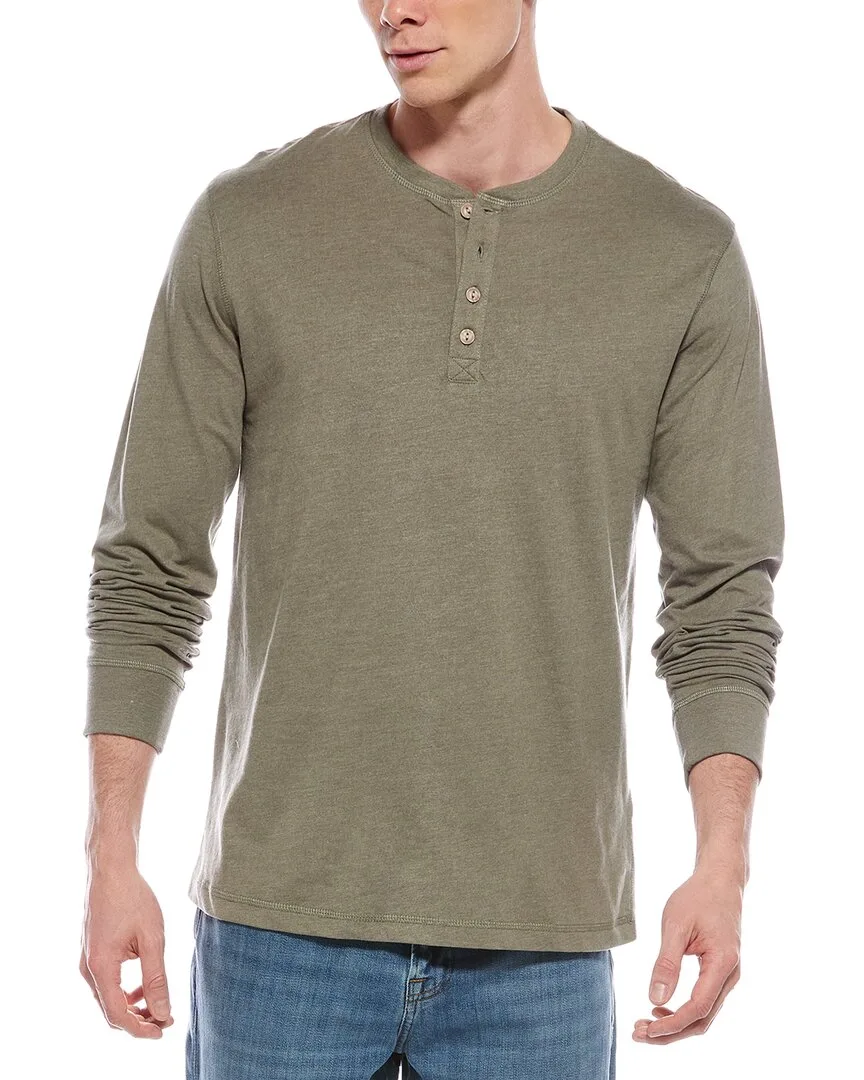 Microstripe Henley by Weatherproof Vintage