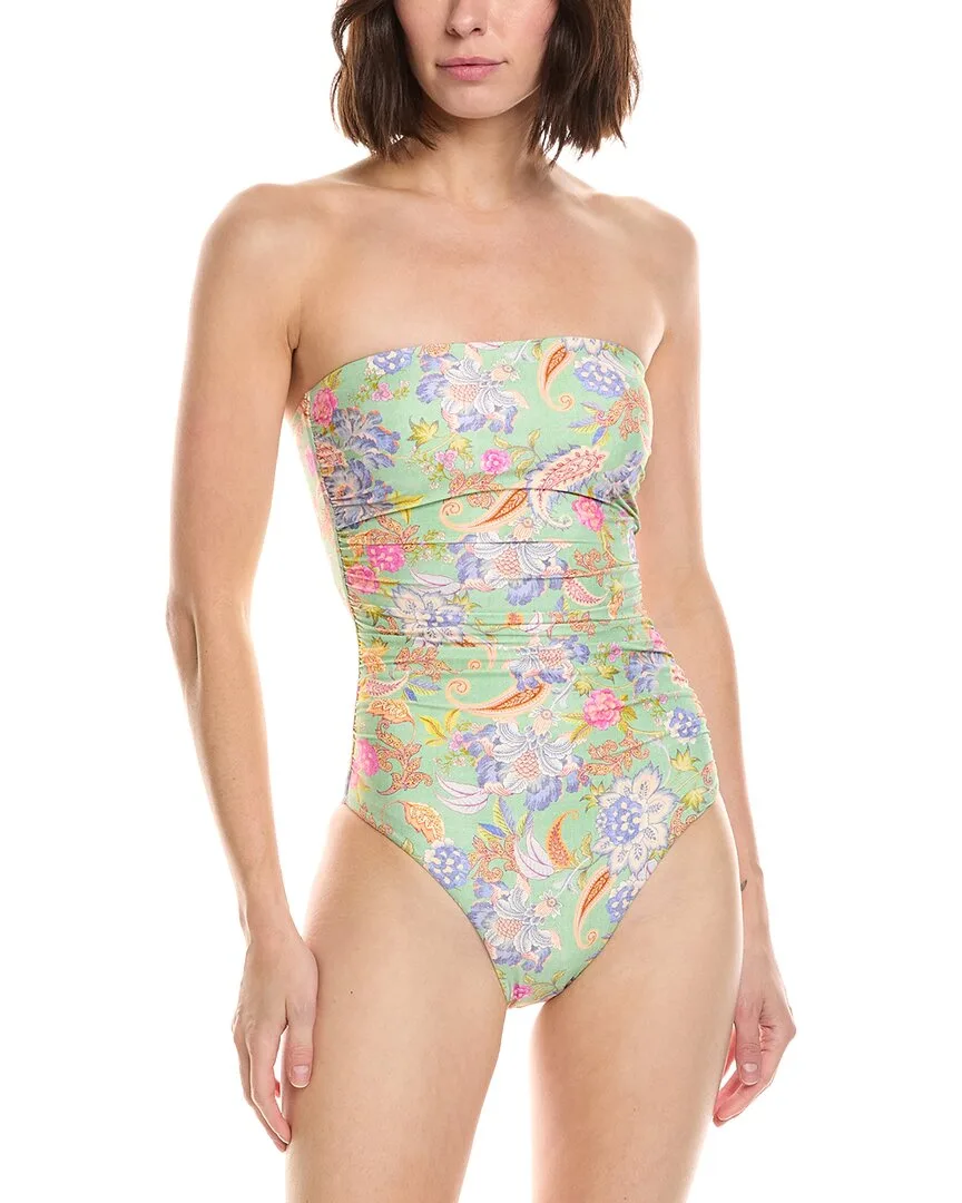 Ruched Bandeau One-Piece by Monte and Lou