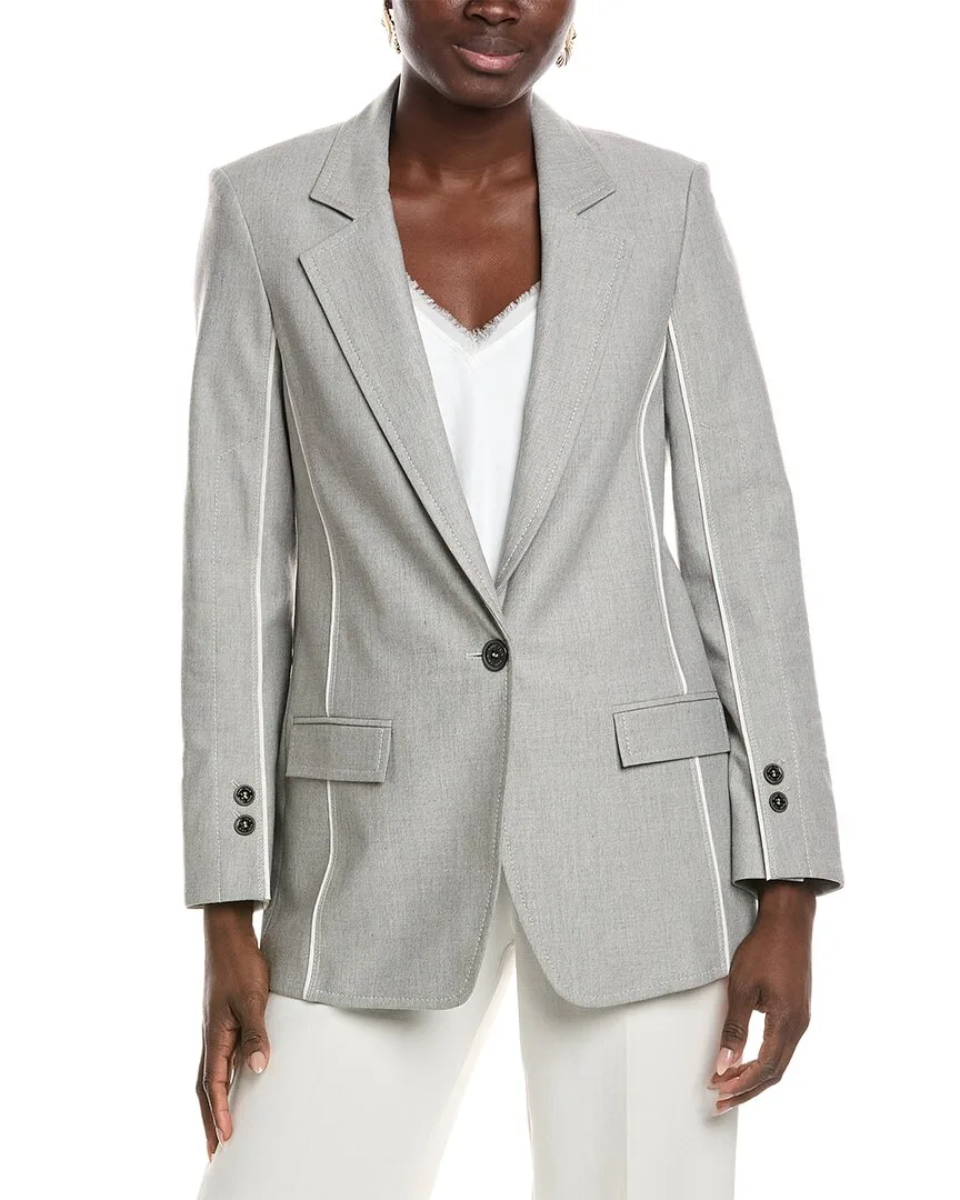 Wool-Blend Blazer