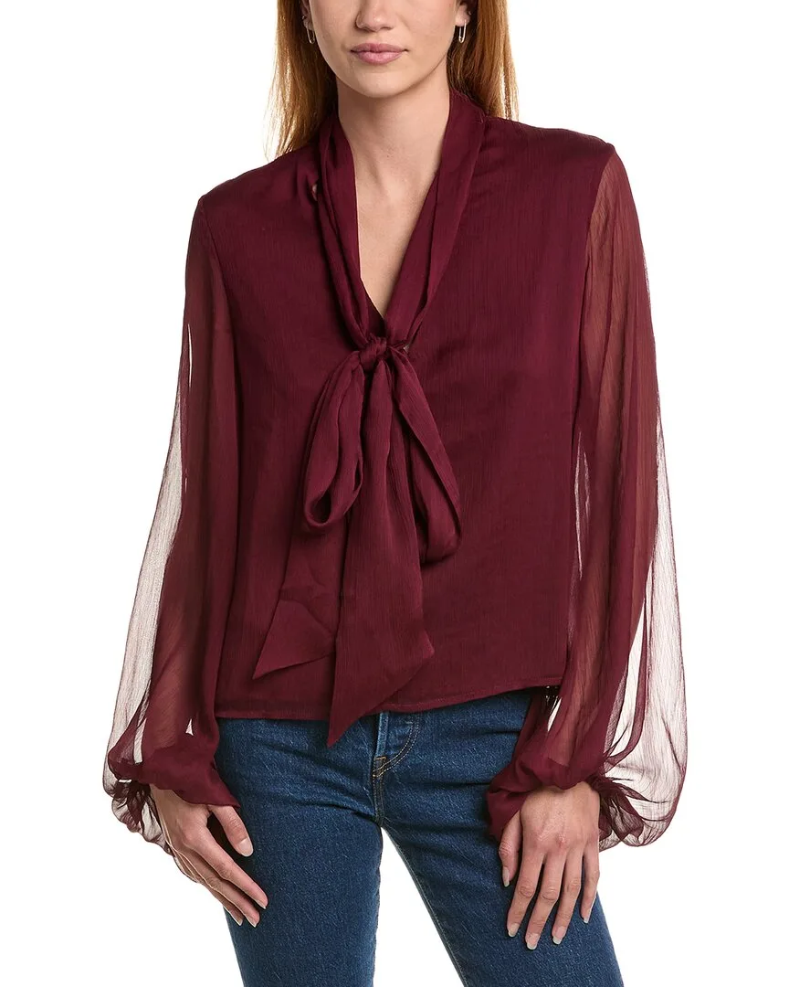 Solace Tie-Front Blouse by Bardot