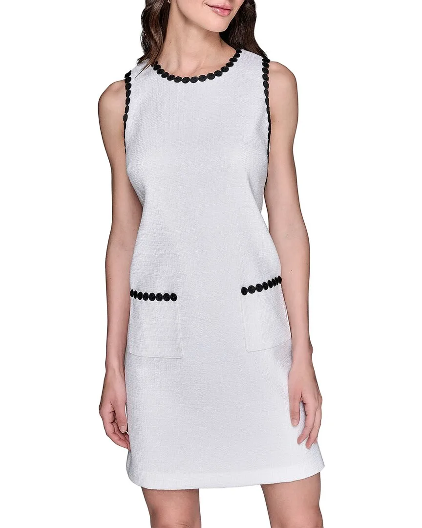 Summer Tweed Shift Dress by Karl Lagerfeld