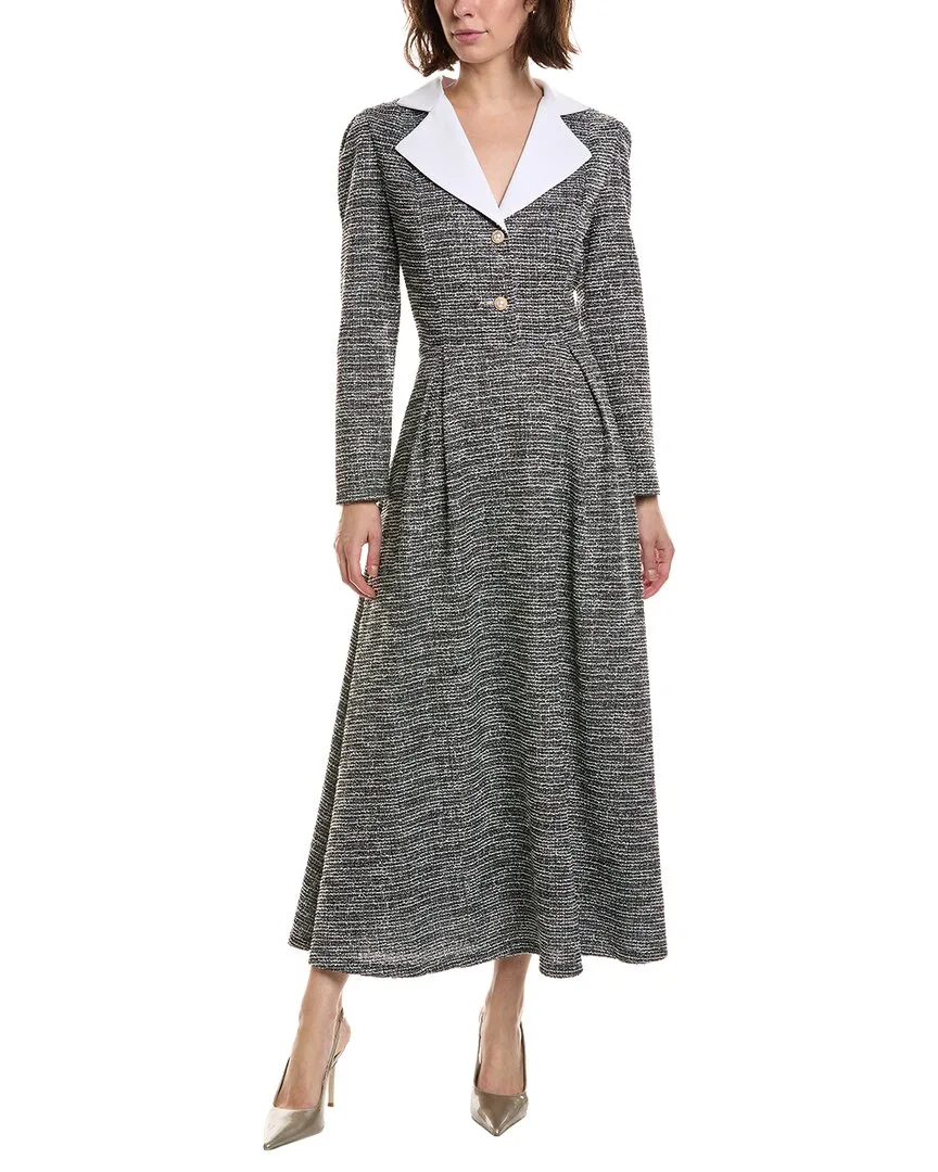 Long Sleeve Maxi Shirtdress by Pascale La Mode