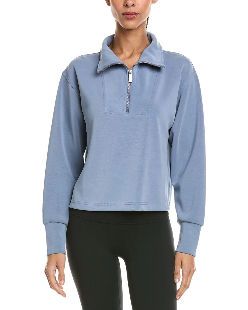 Sand Wash 1/2-Zip Crop Sweatshirt by Sweaty Betty