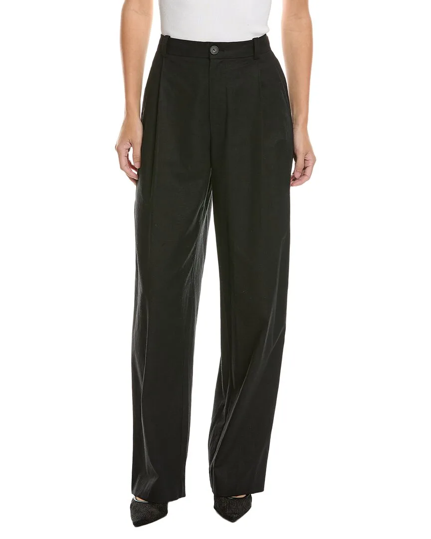 High Waisted Casual Tailored Wide Leg Pant by Vince