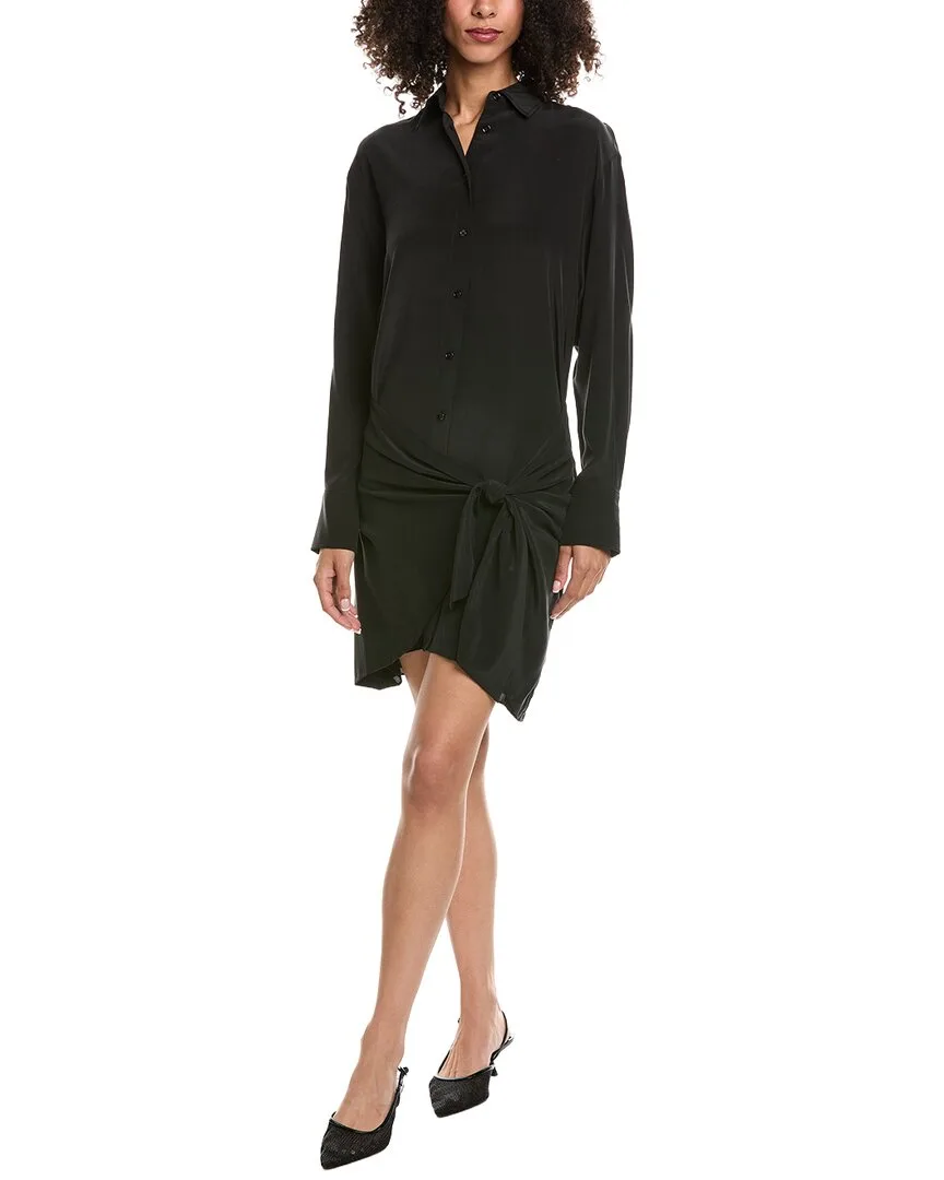 Washed Silk Shirtdress by The Kooples