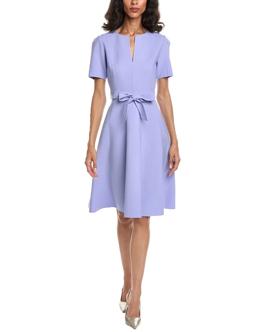 Wool-Blend Midi Dress by Oscar de la Renta