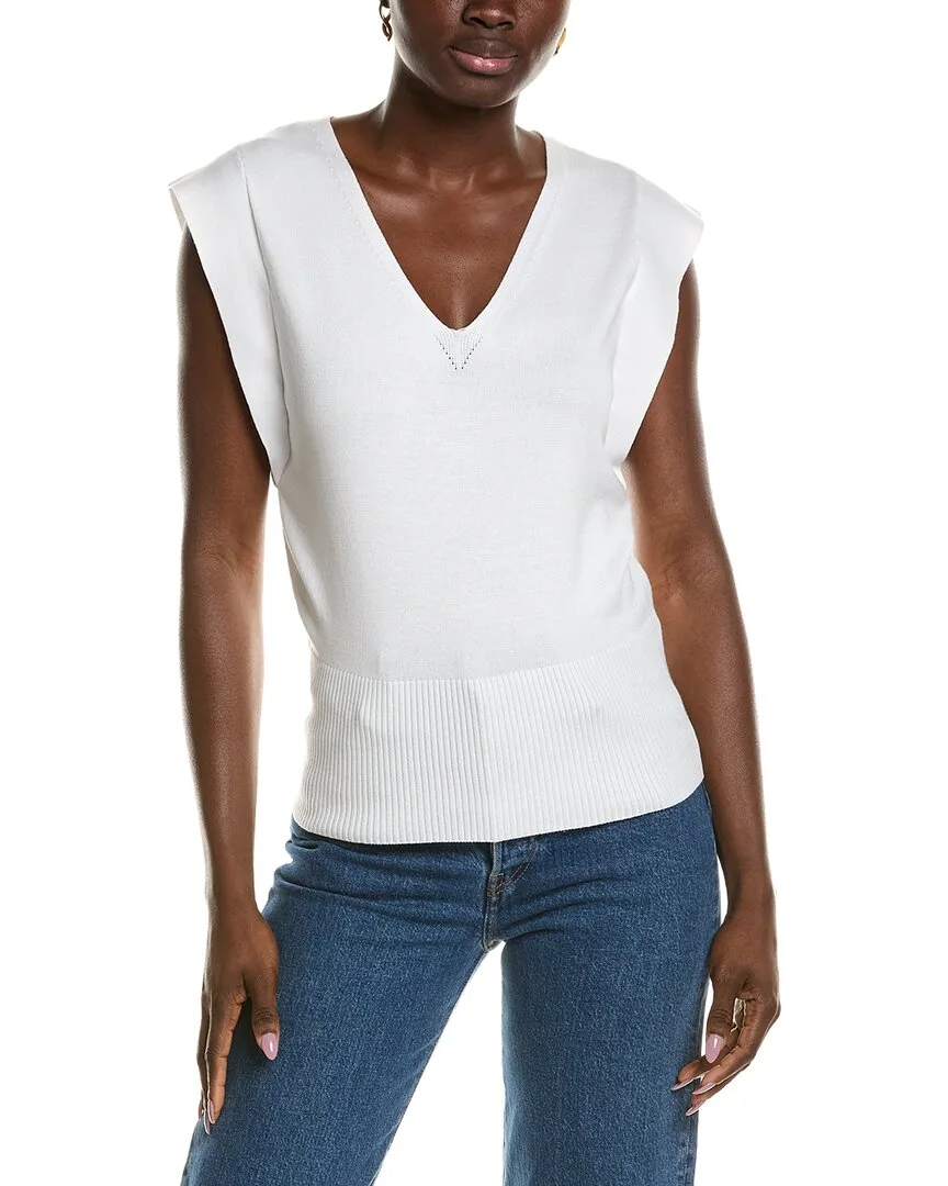 Jersey Sweater Vest by Tahari