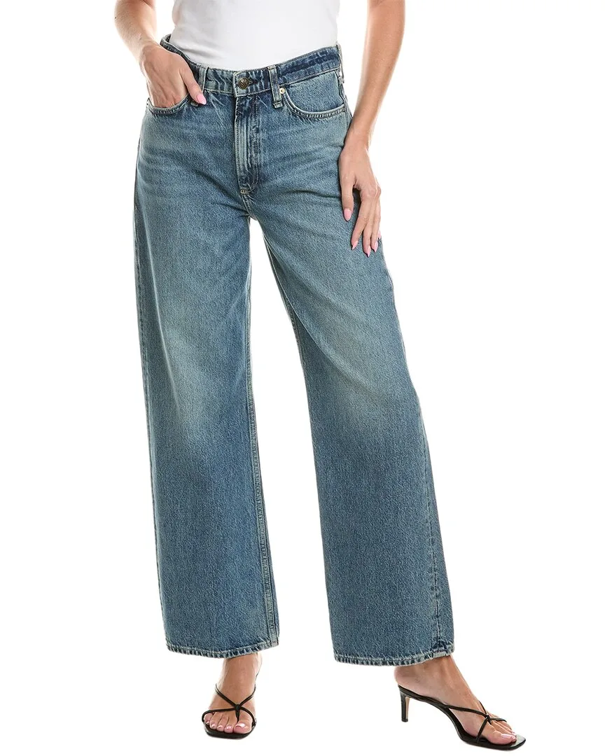 Logan Mid Rise Wide Leg Jean