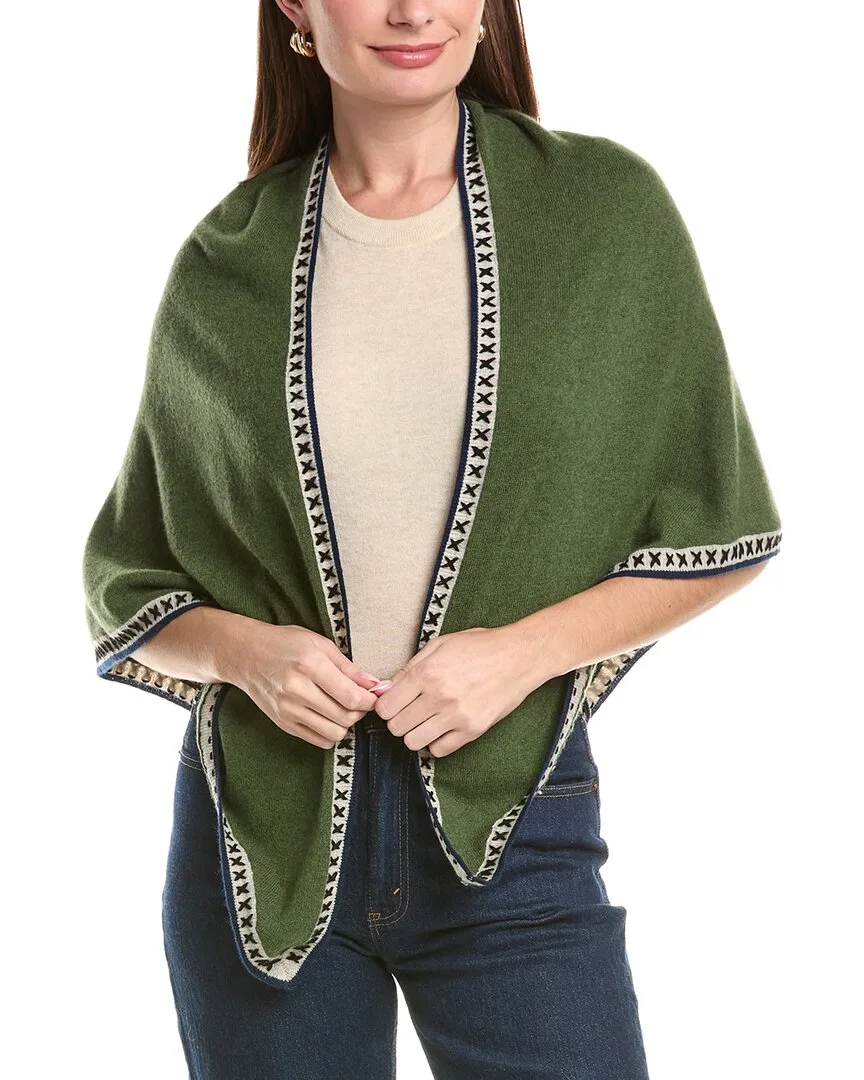 Triangle 100% Cashmere Scarf Wrap by Forte