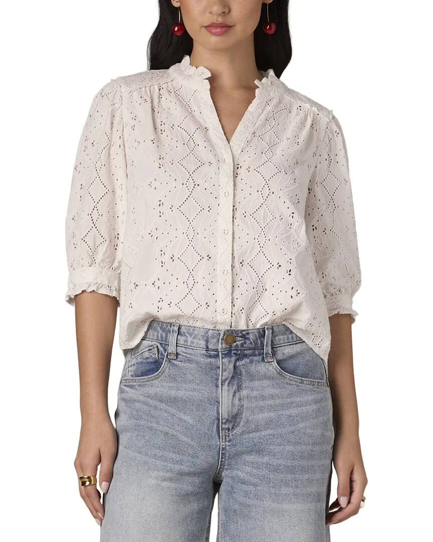 Ruffle Woven Top