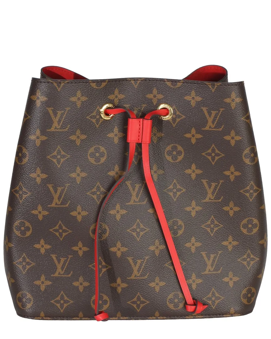 Brown Coated Canvas Coquelicot Monogram Neonoe mm (authentic Pre-Loved) by Louis Vuitton