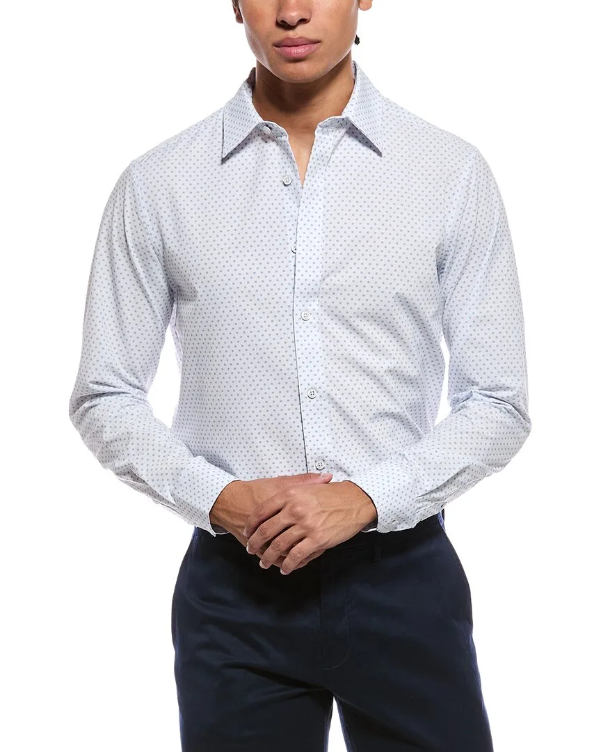 4-Way Printed Woven Sport Shirt by Report