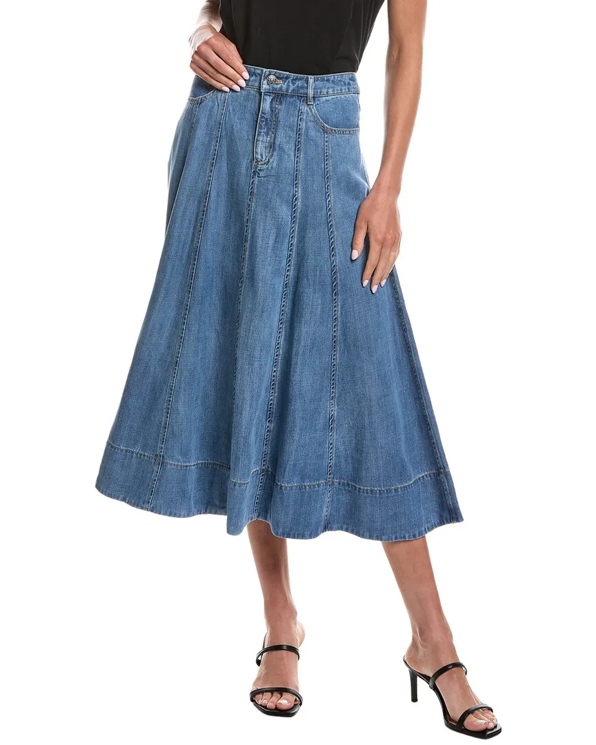 Mathilde Denim Maxi Skirt by Cinq Sept
