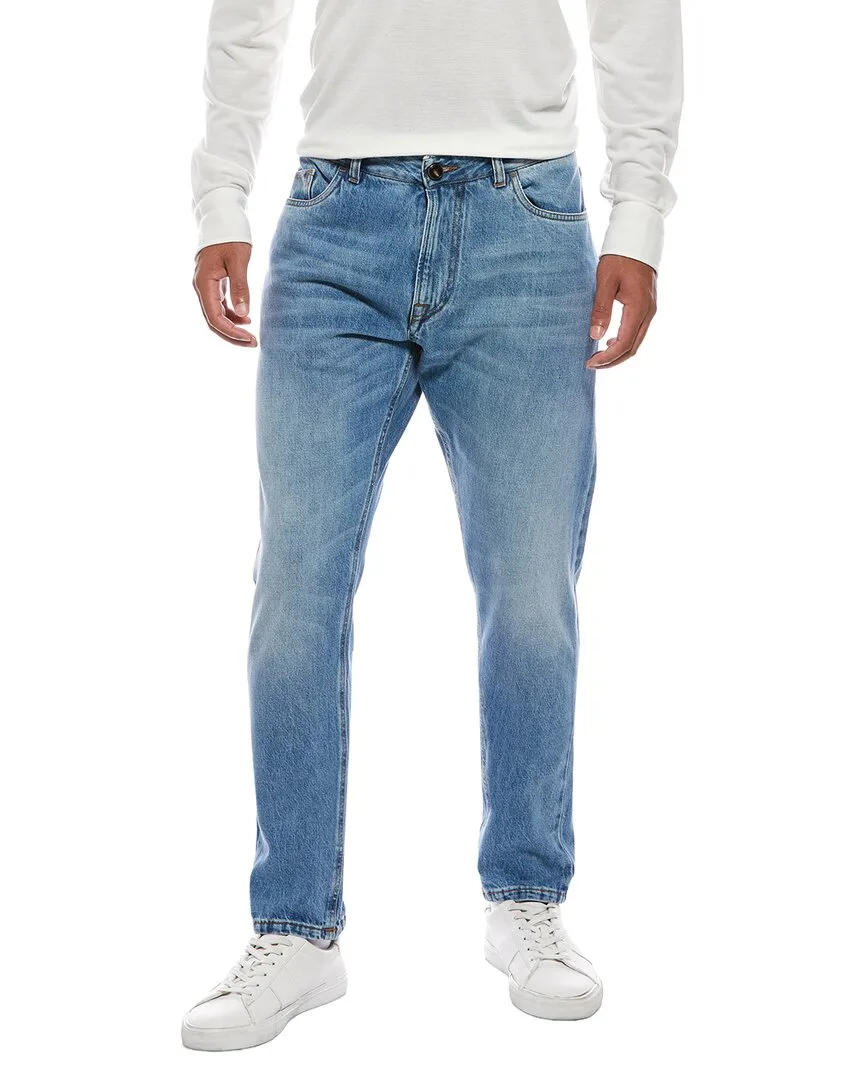 Carrot Fit Denim by Isaia
