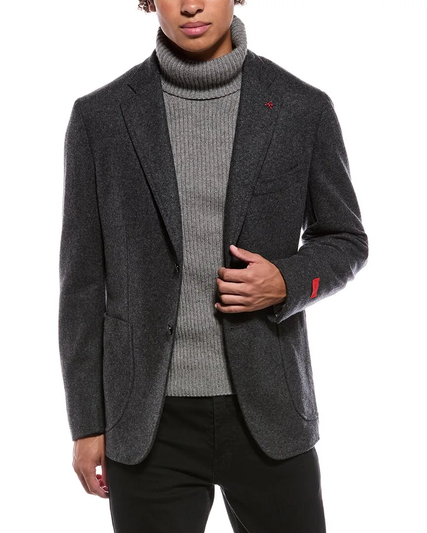 Capri Wool & Cashmere-Blend Sport Jacket by Isaia
