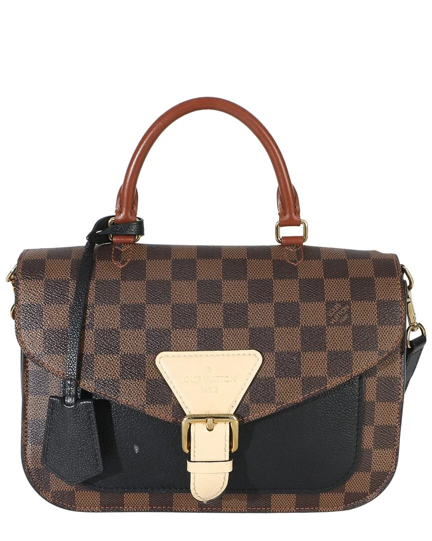 Brown Canvas Damier Ebene Beaumarchais (authentic Pre-Loved) by Louis Vuitton
