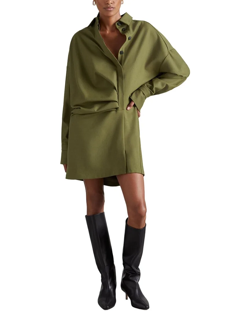 Mila Wool-Blend Dress by Reiss