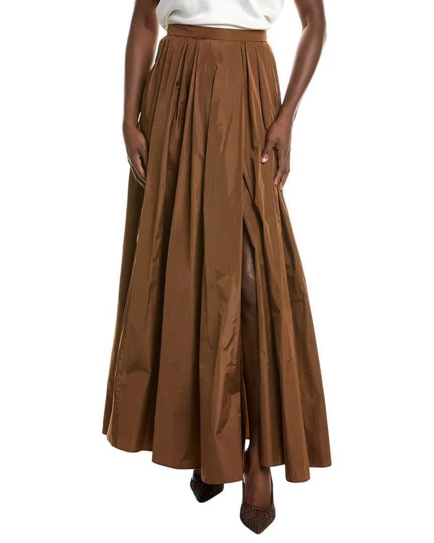 Max Mara Garonna Silk-Blend Skirt by Max Mara
