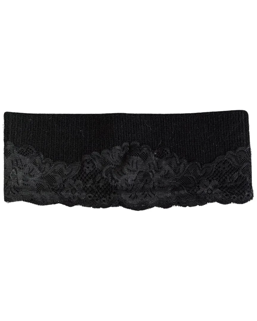 Lace Applique Knit Headband