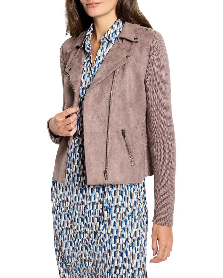 Mixed Media Moto Jacket by Nic+Zoe