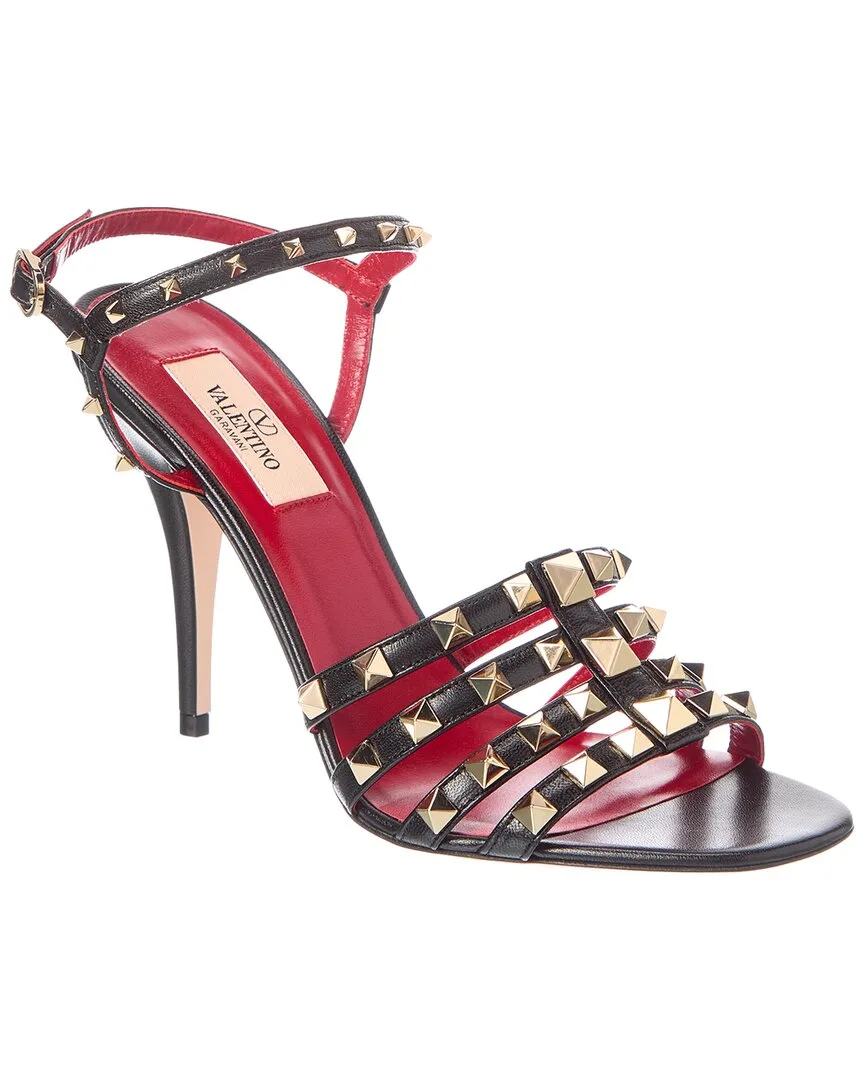 Rockstud 100 Leather Sandal by Valentino
