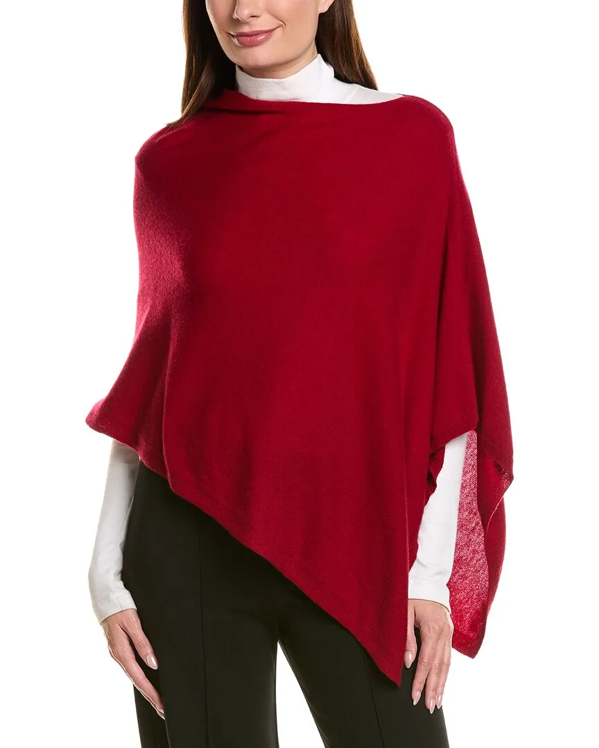 Jersey Wool & Cashmere-Blend Solid Poncho