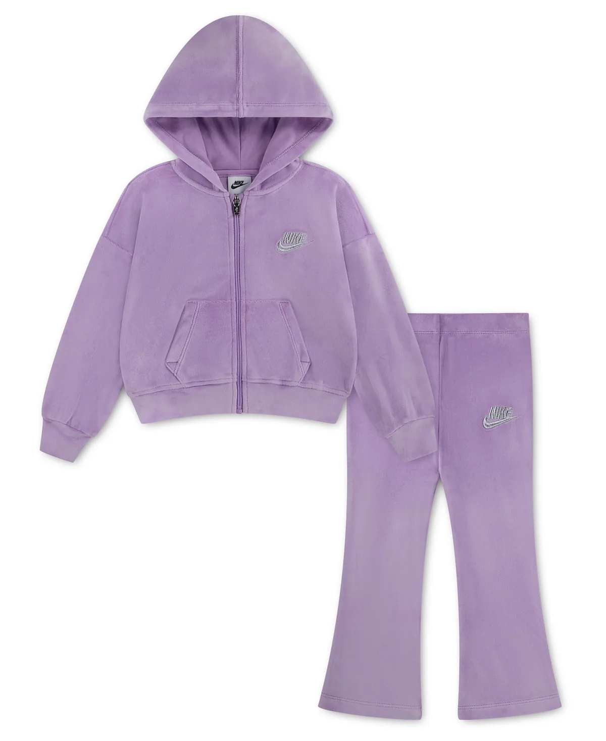 2-Piece Zip-Up Hoodie and Flared Leggings Set by Nike