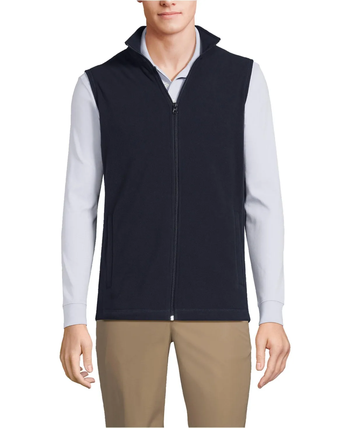 Lightweight Fleece Vest by Lands' End