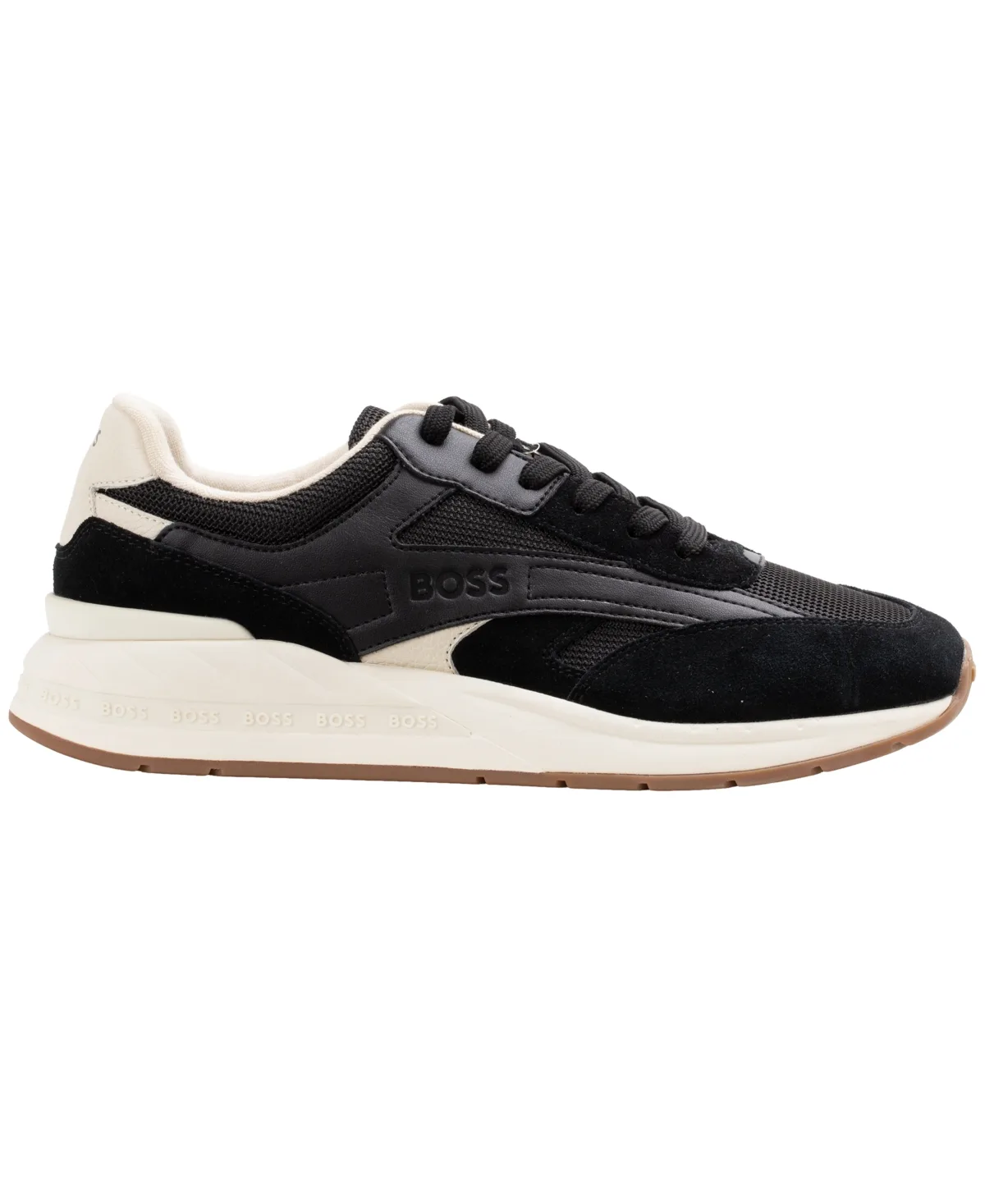 Kurt Runn Sdmx Leather Low-Top Sneakers by Hugo Boss