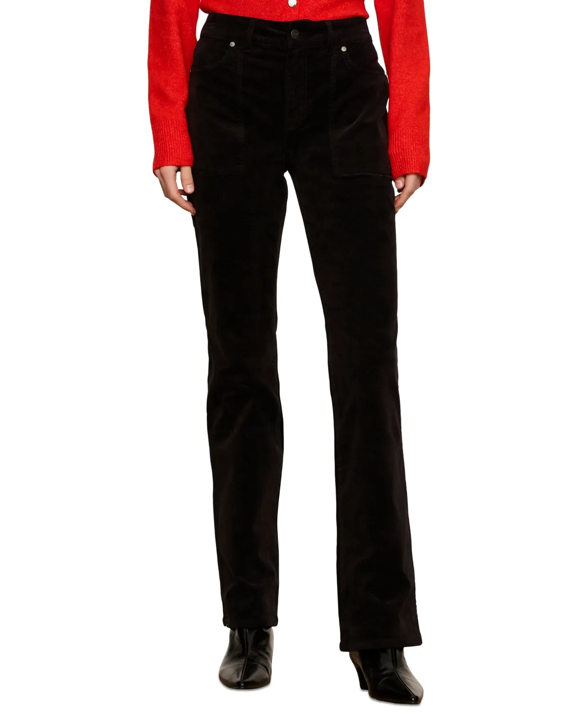 Play Date High-Waist Bootcut Corduroy Pants by Sanctuary