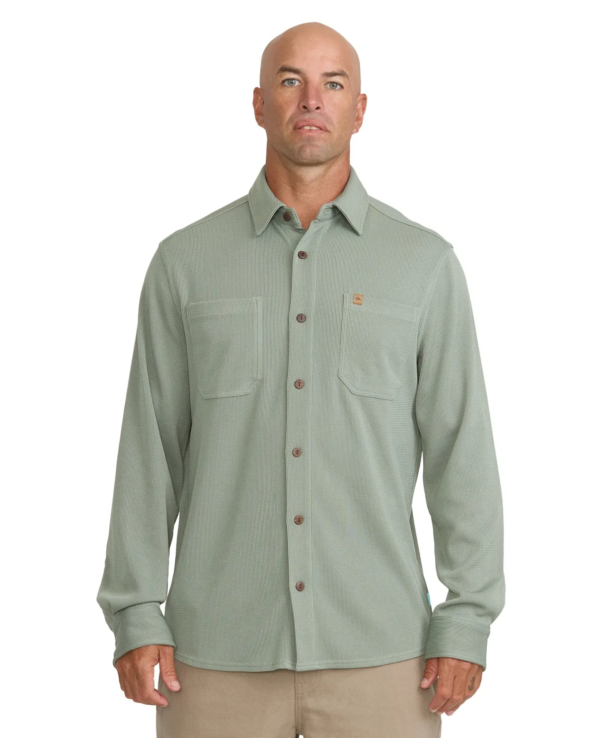 Waterman Almalfa Stretch Knit Long-Sleeve Shirt by Quiksilver