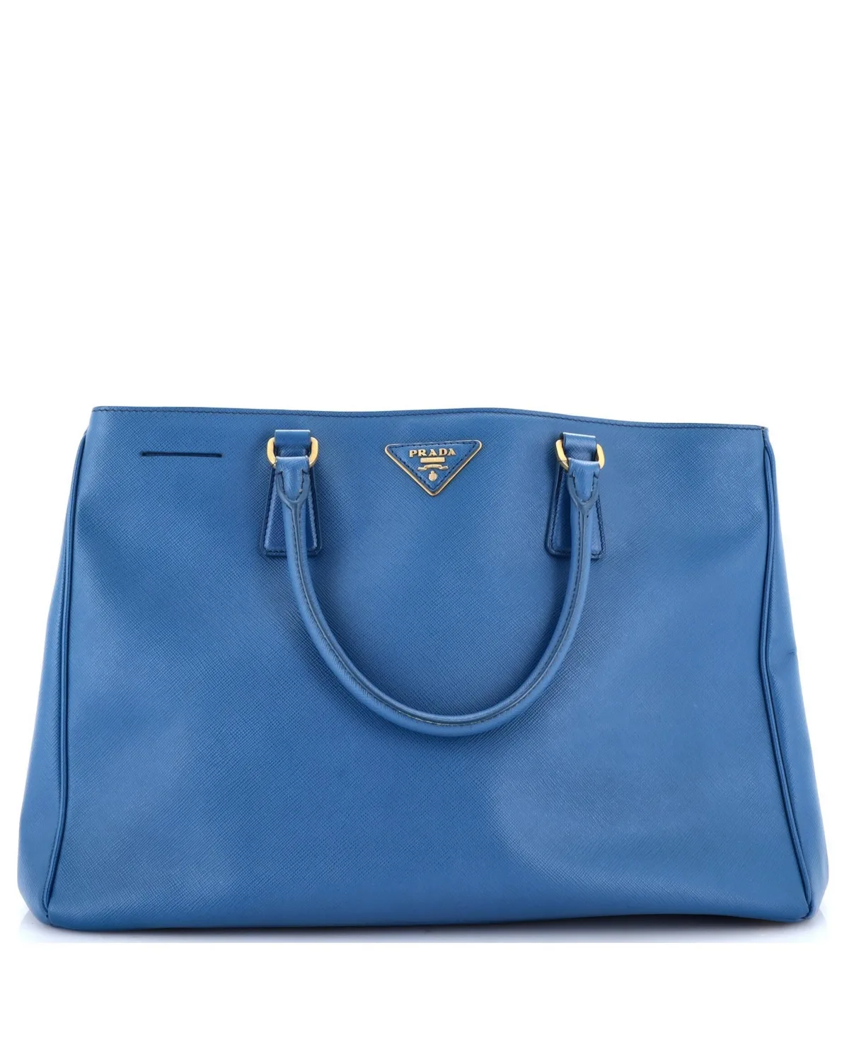Pre-Owned Large Lux Open Tote Saffiano Leather by Prada