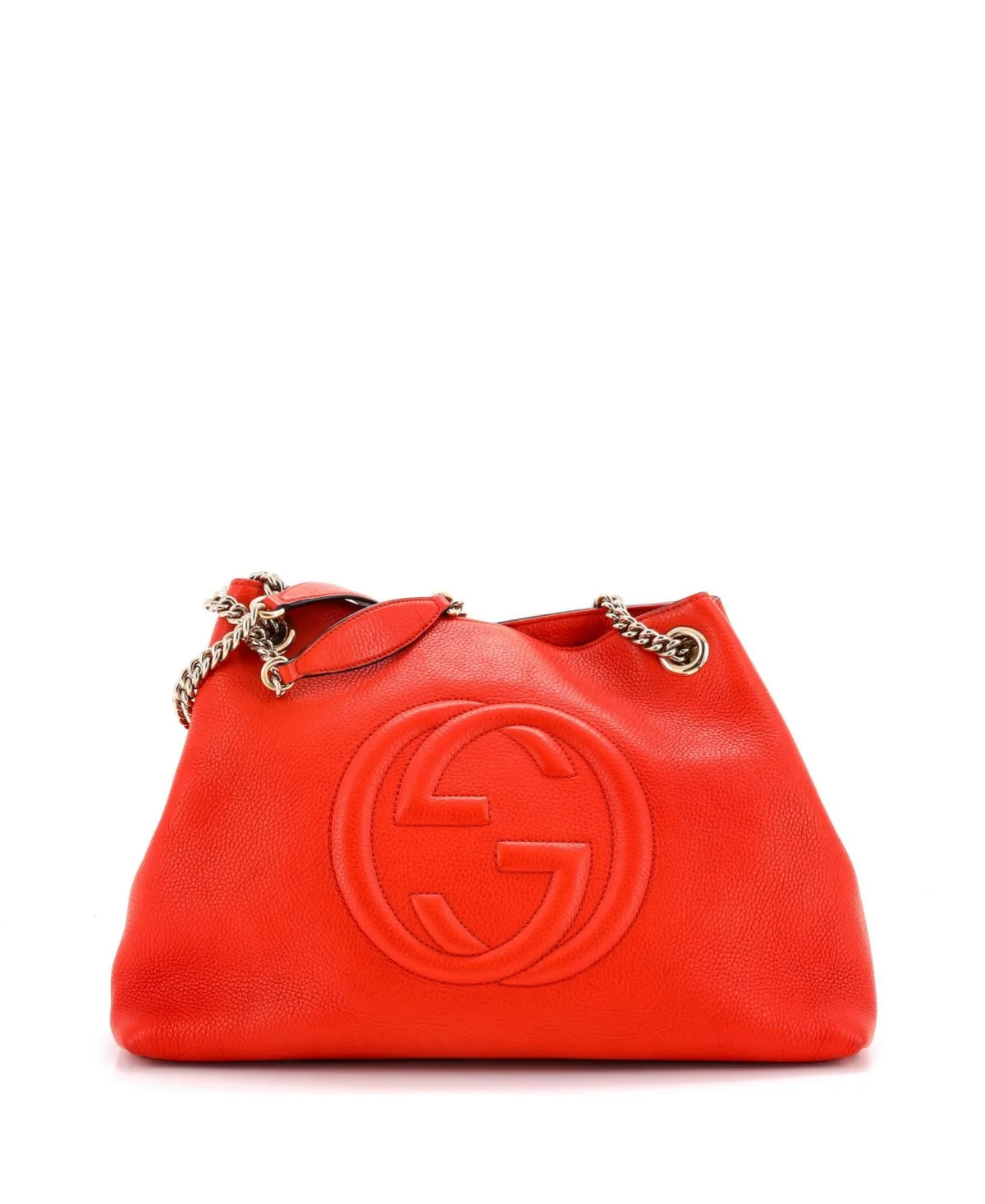 Pre-Owned Medium Soho Chain Strap Shoulder Bag Leather by Gucci