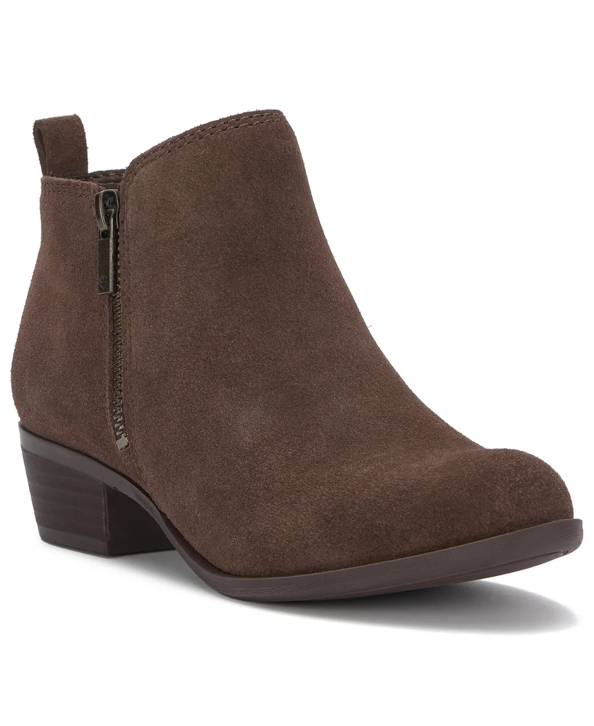 Basel Ankle Booties - Cappucino Suede by Lucky Brand
