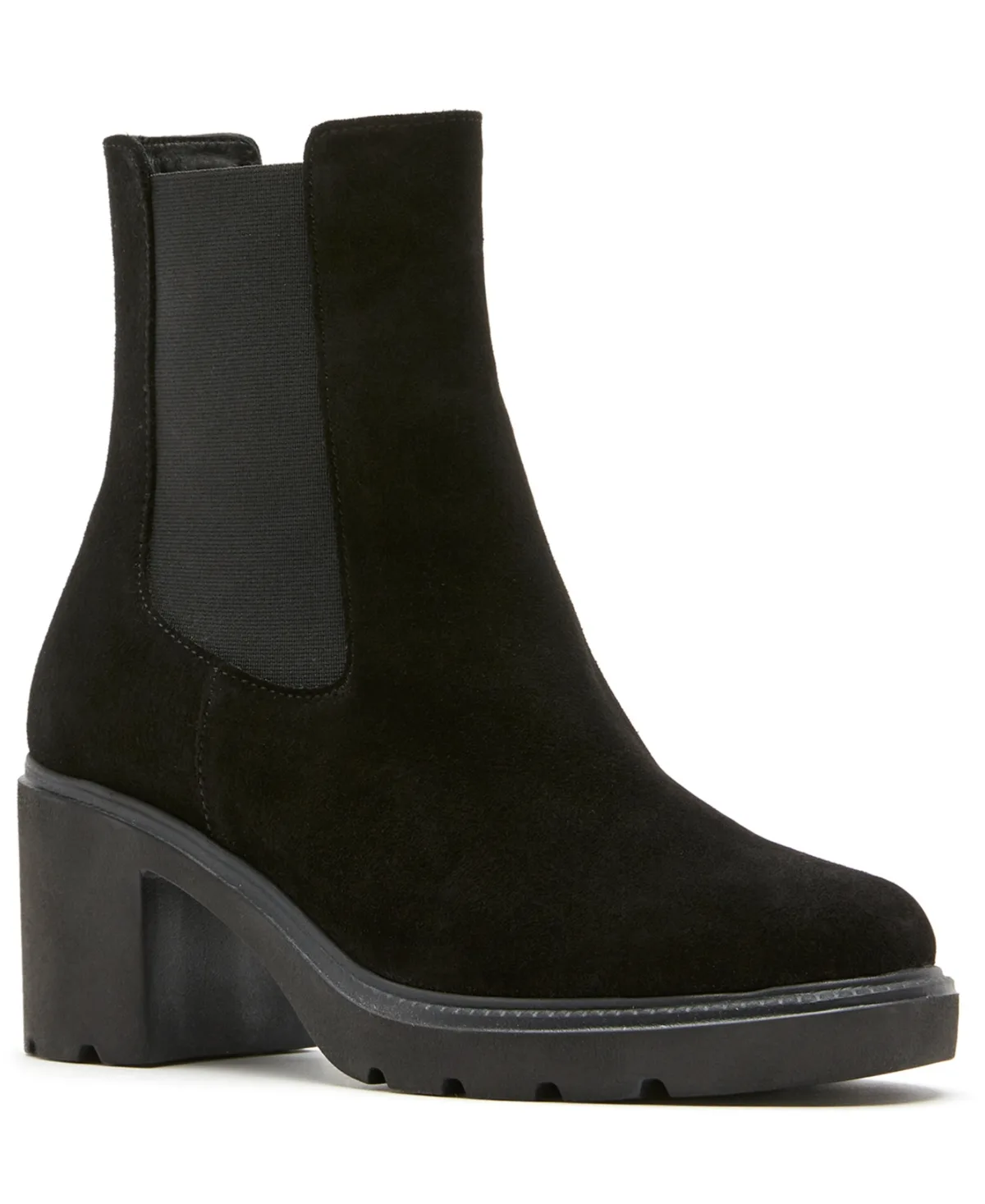 Ambitious City Dry Suede Pull-On Booties by La Canadienne