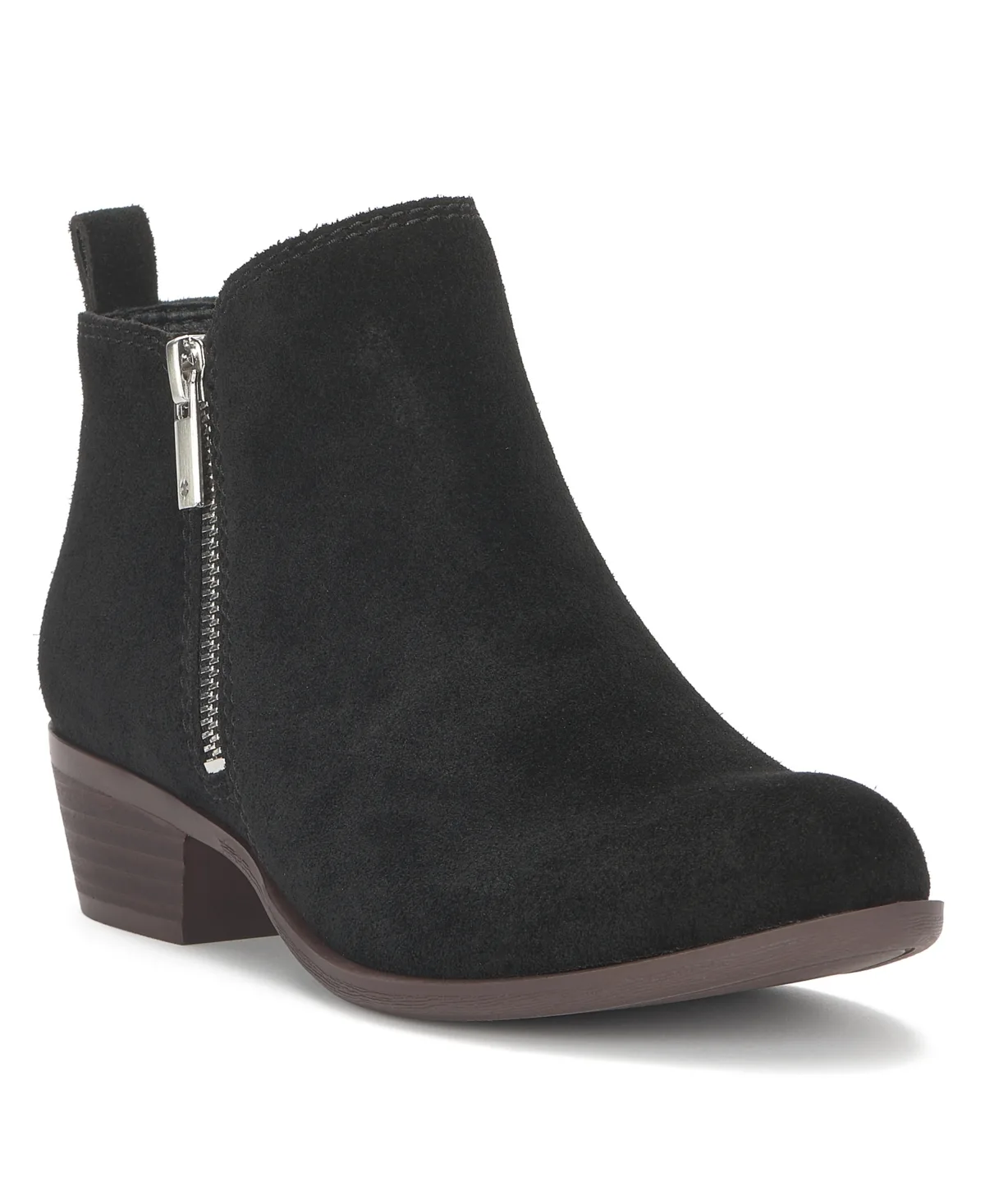 Basel Ankle Booties - Black Suede by Lucky Brand