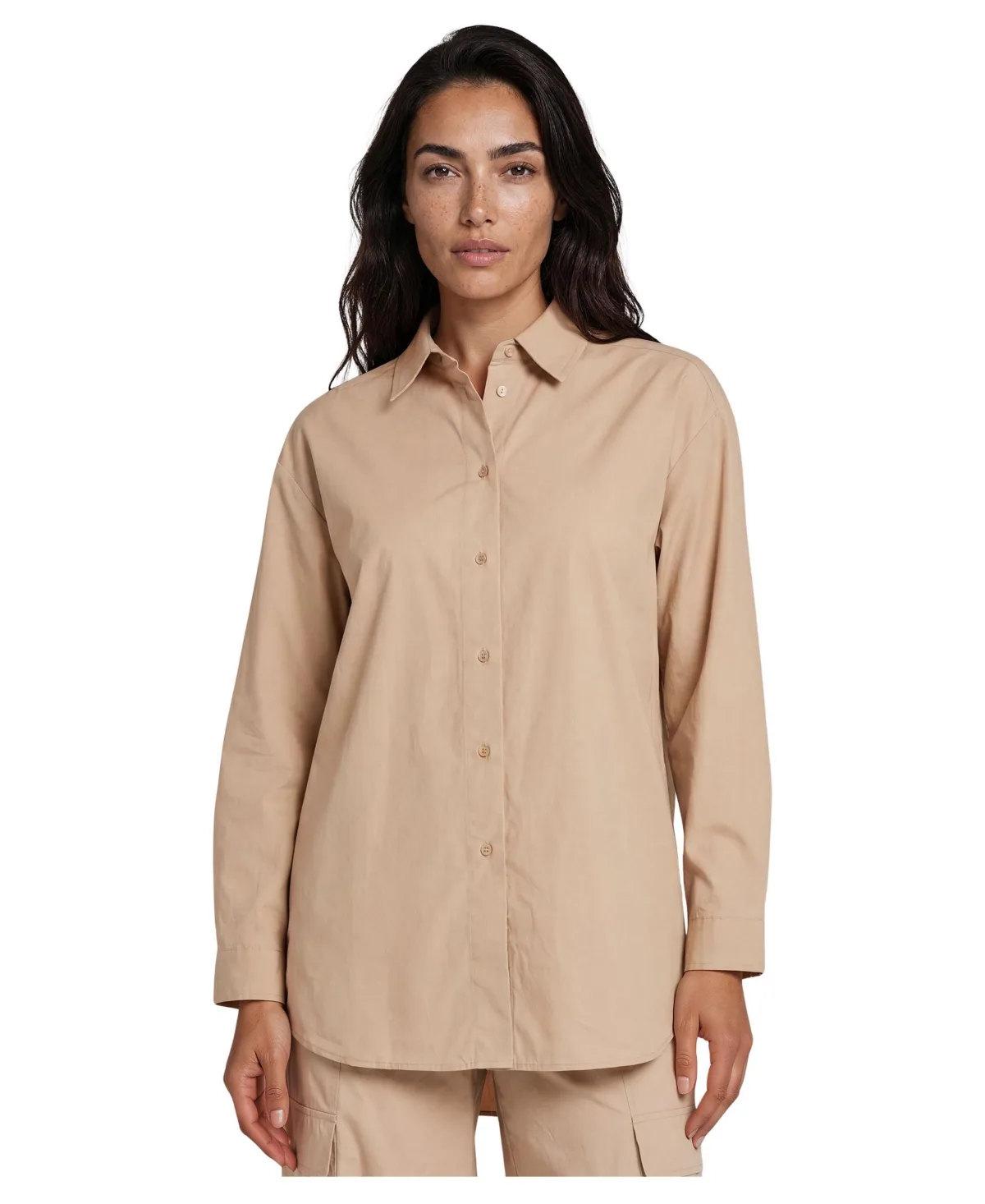 Maidette Oversized Button-Front Shirt by Masai Copenhagen