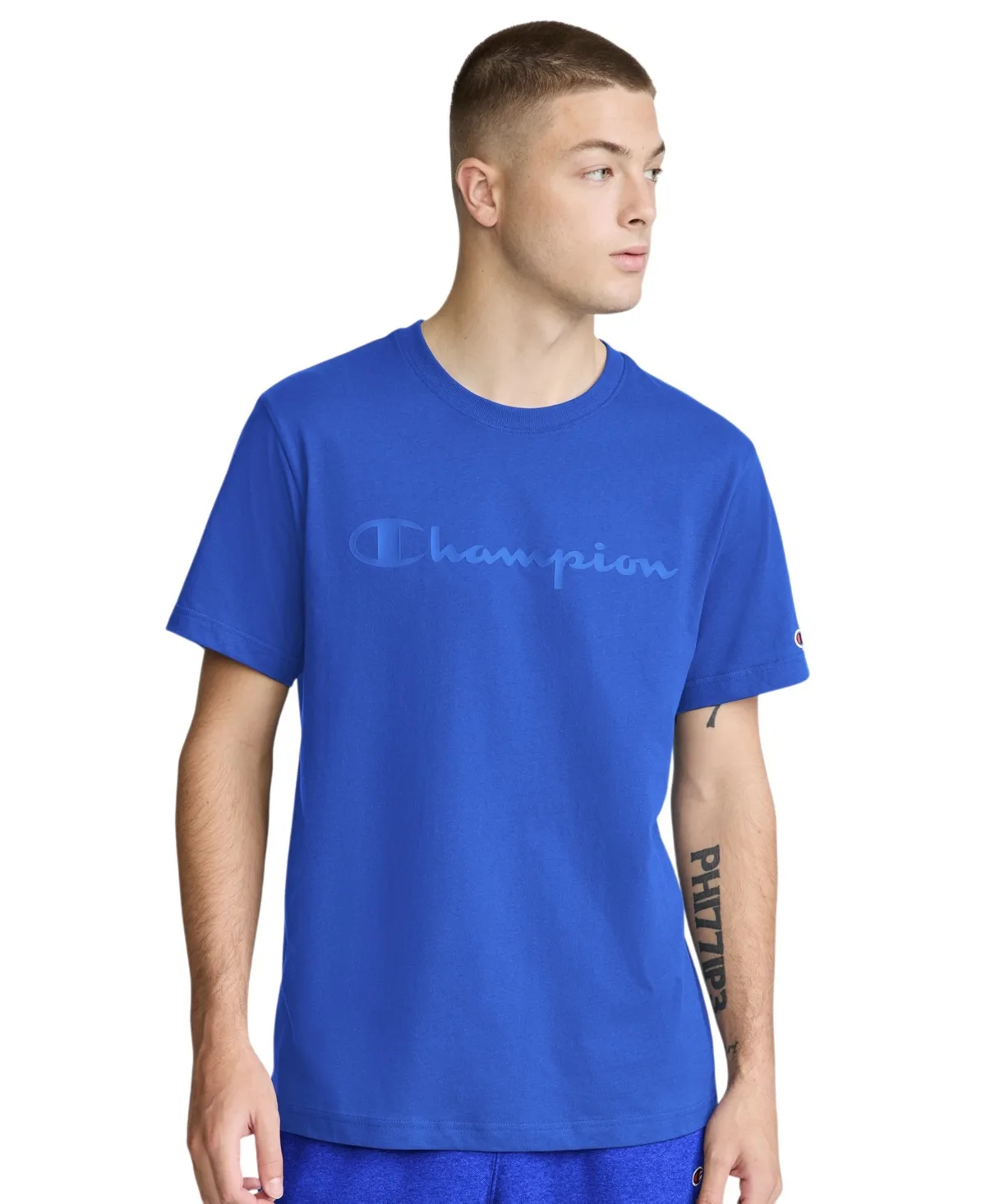 Classic Logo Crewneck Short-Sleeve T-Shirt by Champion