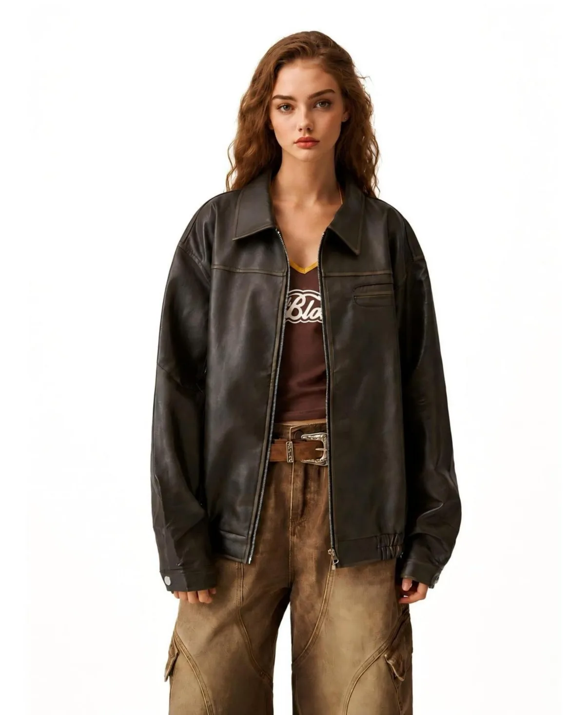 Vintage Leather Jacket by Aelfric Eden