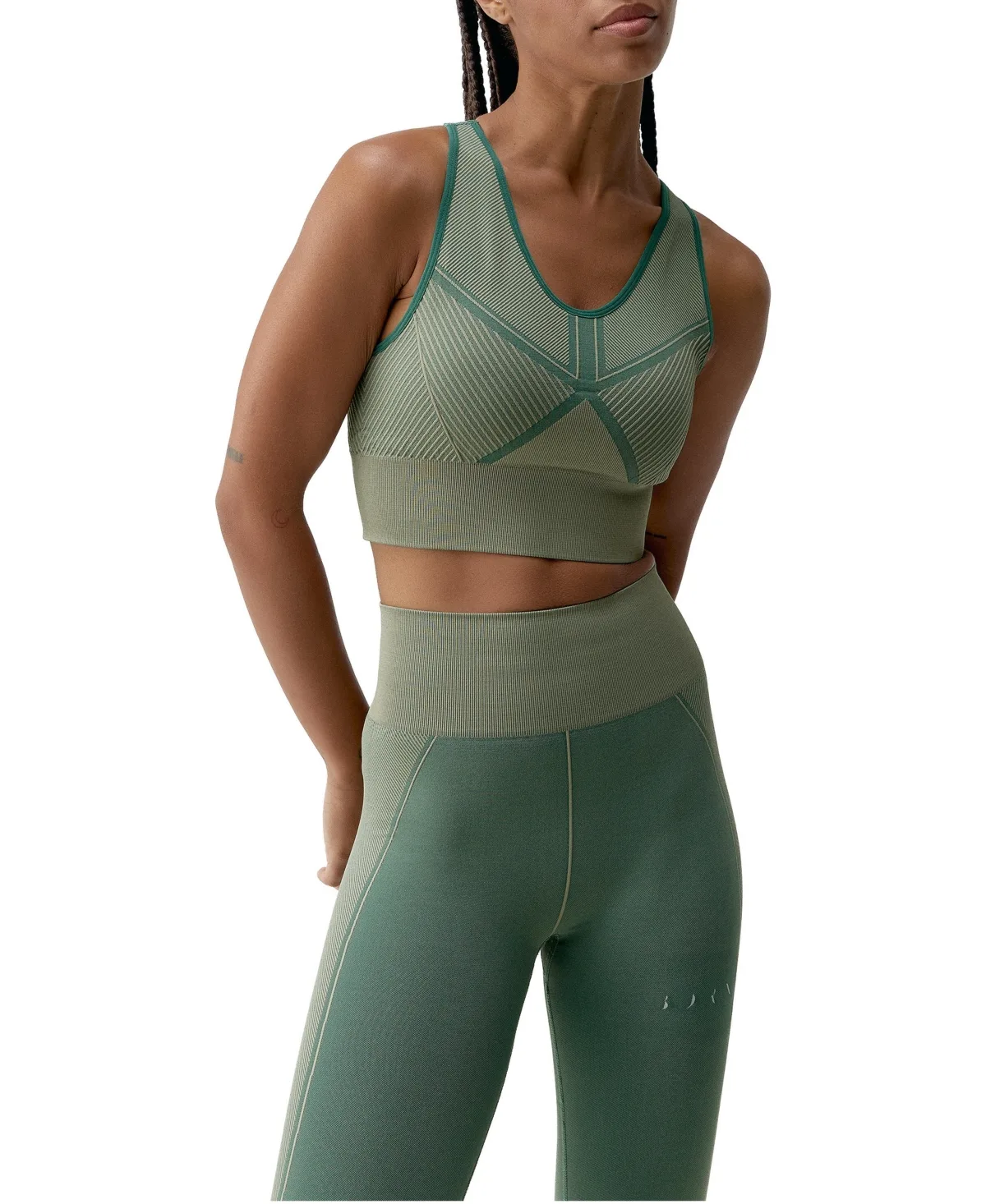 Buddha Medium Support Seamless Sport Top by Born