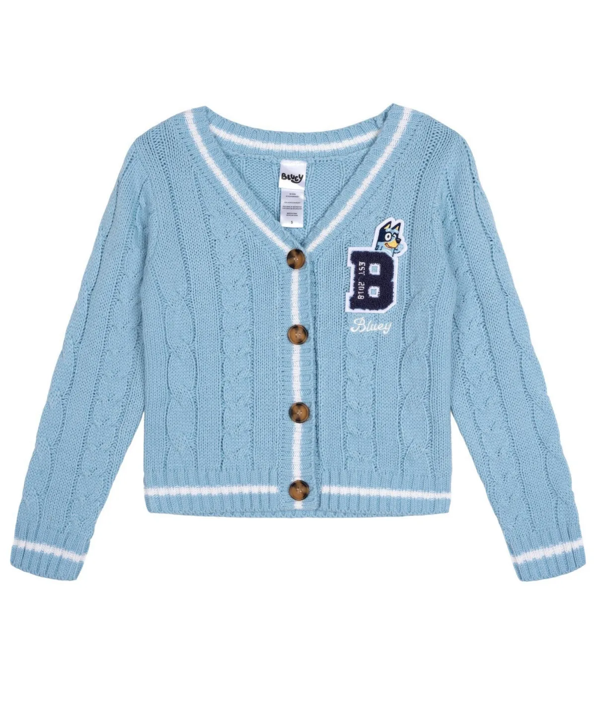 Varsity Cardigan Sweater by Bluey