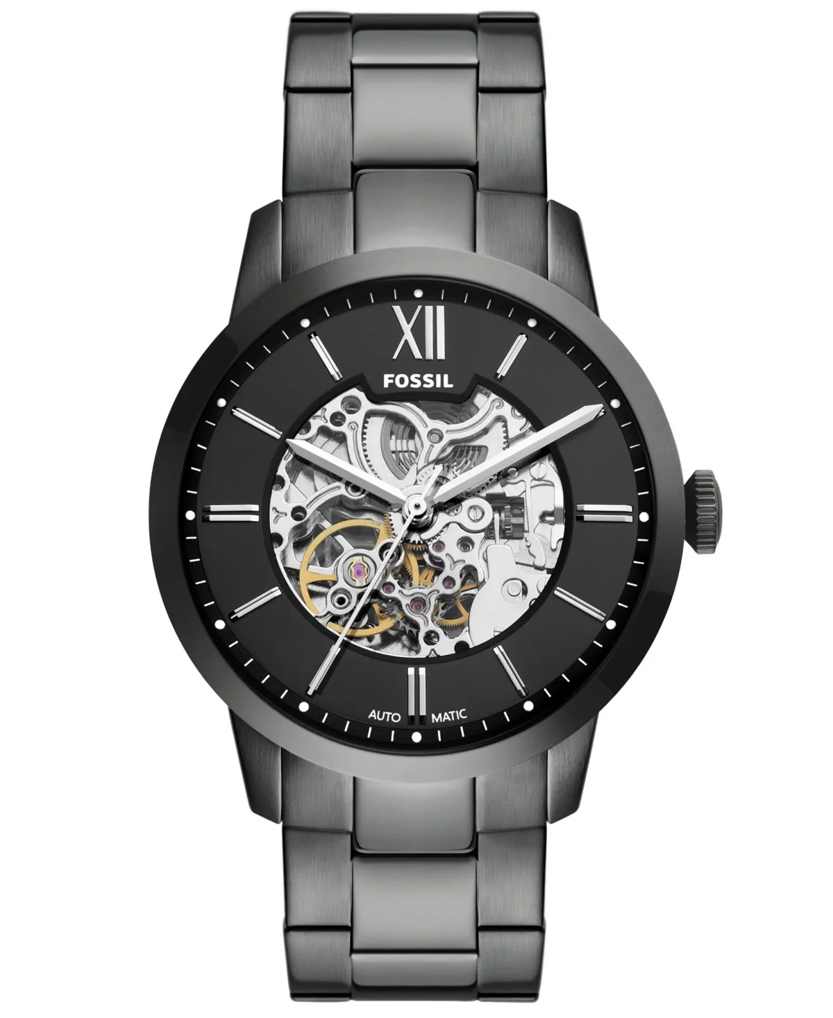 Automatic Water-Resistant Stainless Steel Watch, 44mm by Fossil