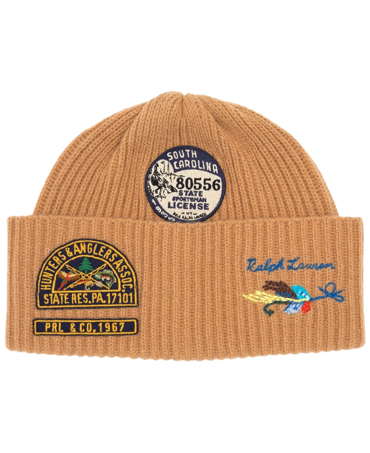 Patch Beanie Hat by Polo Ralph Lauren