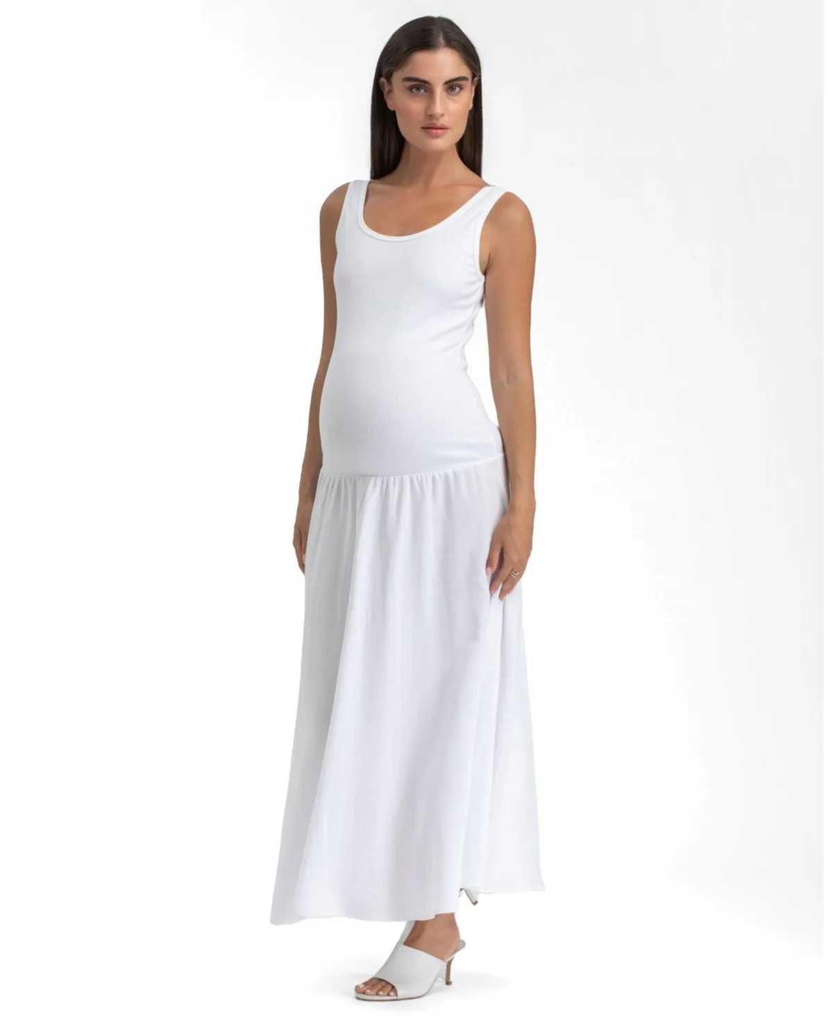 Tiana Sleeveless Twofer Maternity Dress