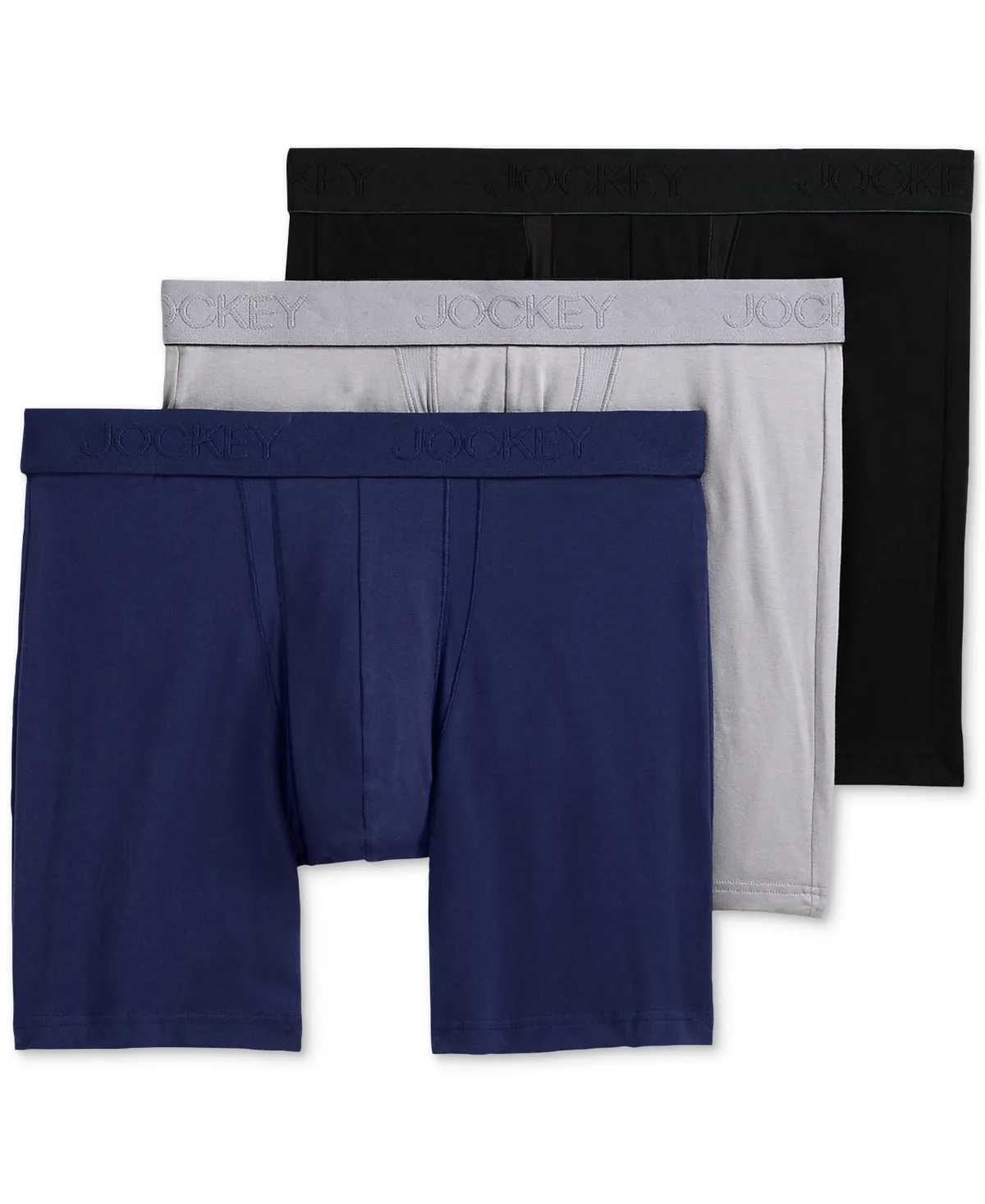 Chafe Proof Pouch Cotton Stretch 7" Boxer Brief - 3 Pack