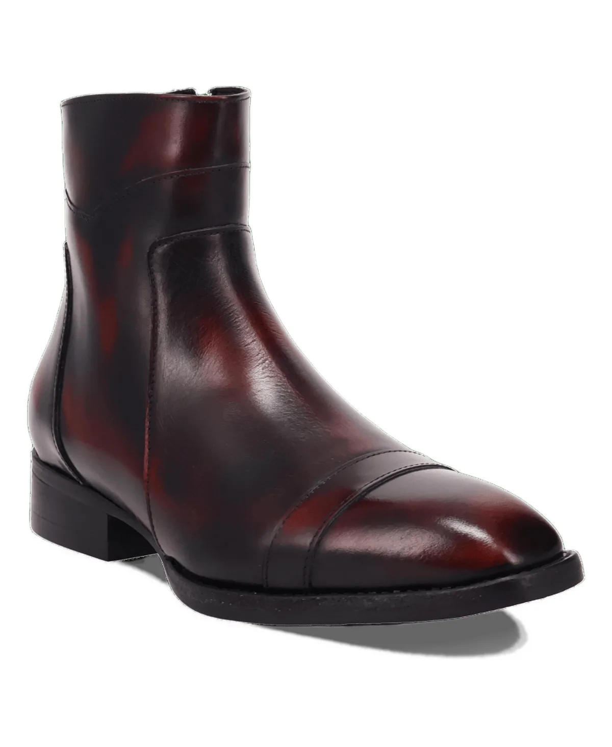 Lennox Leather Almond Toe Cushion Comfort Insole Boots
