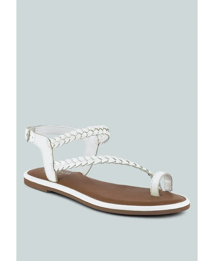 Stallone Braided Flat Sandals by Rag & Co