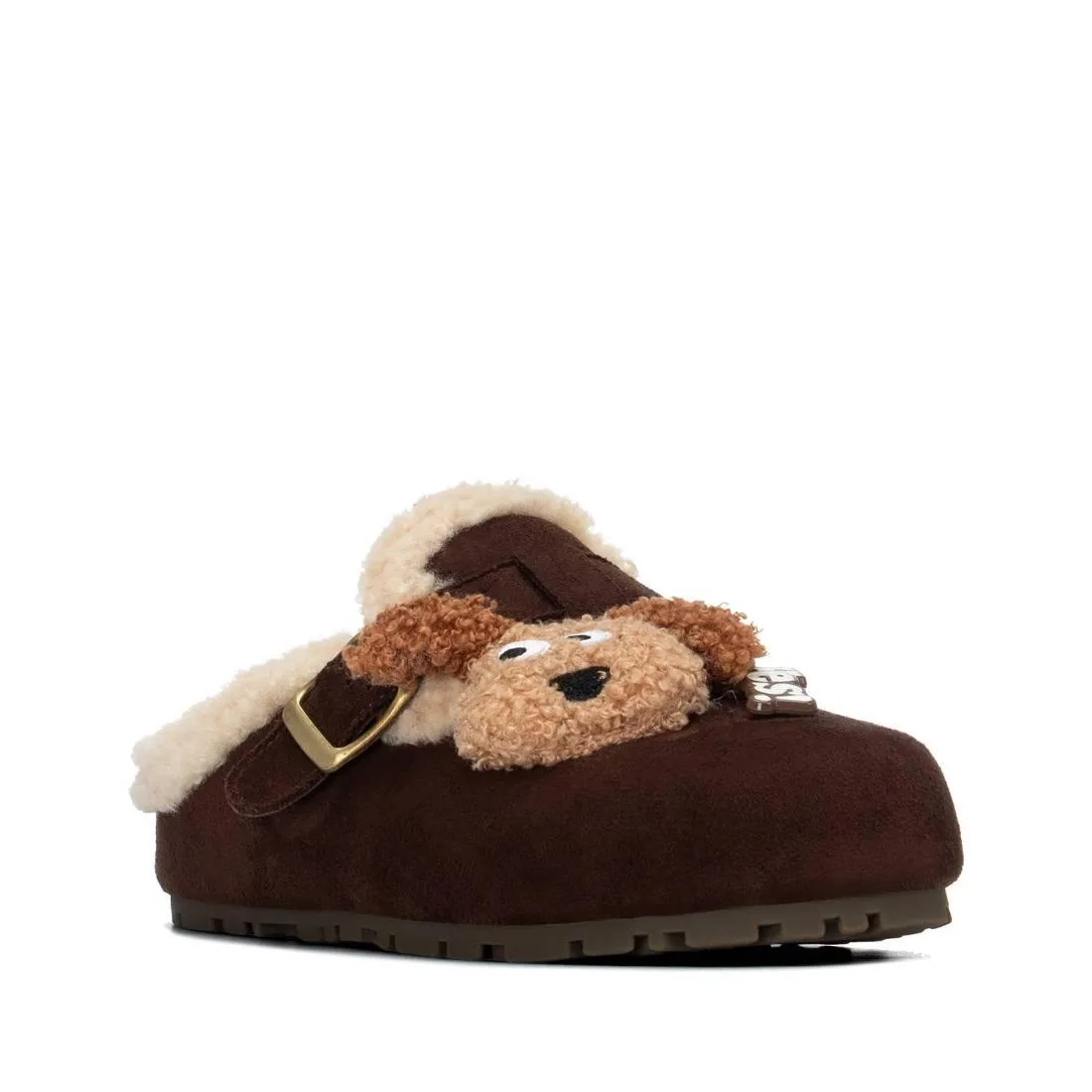 Faux Suede Round-Toe Clogs by Xti
