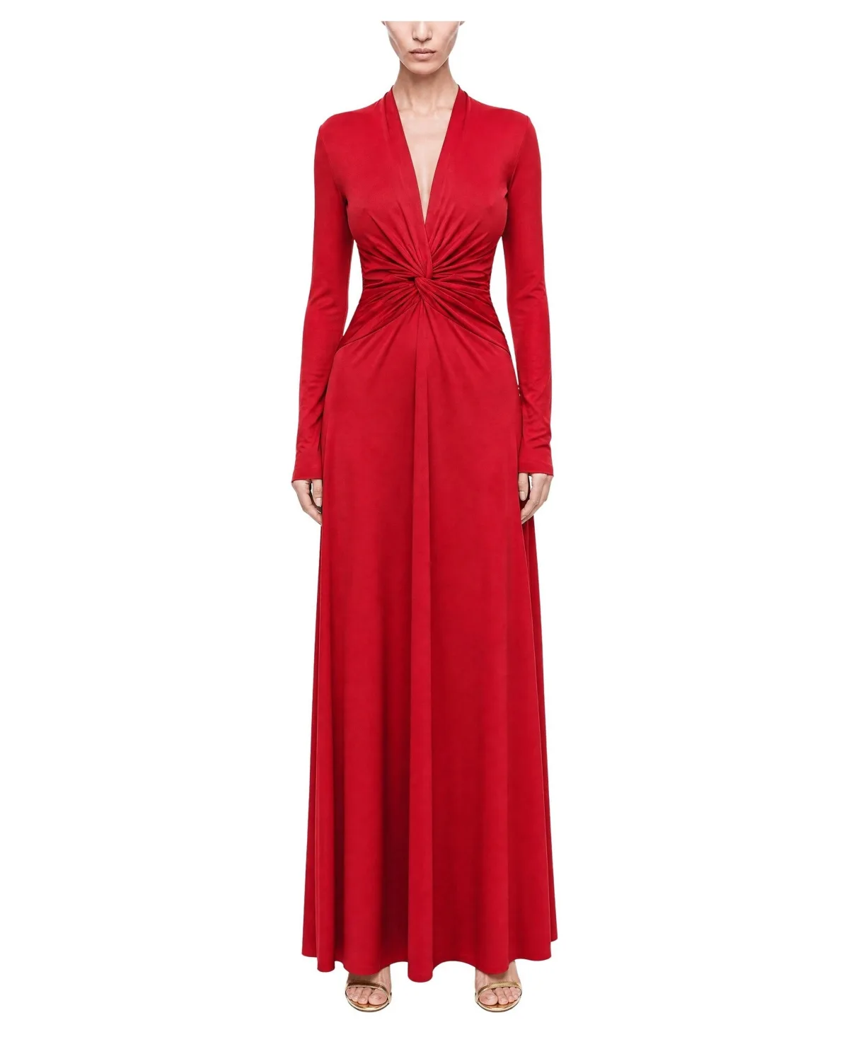 V-Neck Maxi Dress by Nocturne